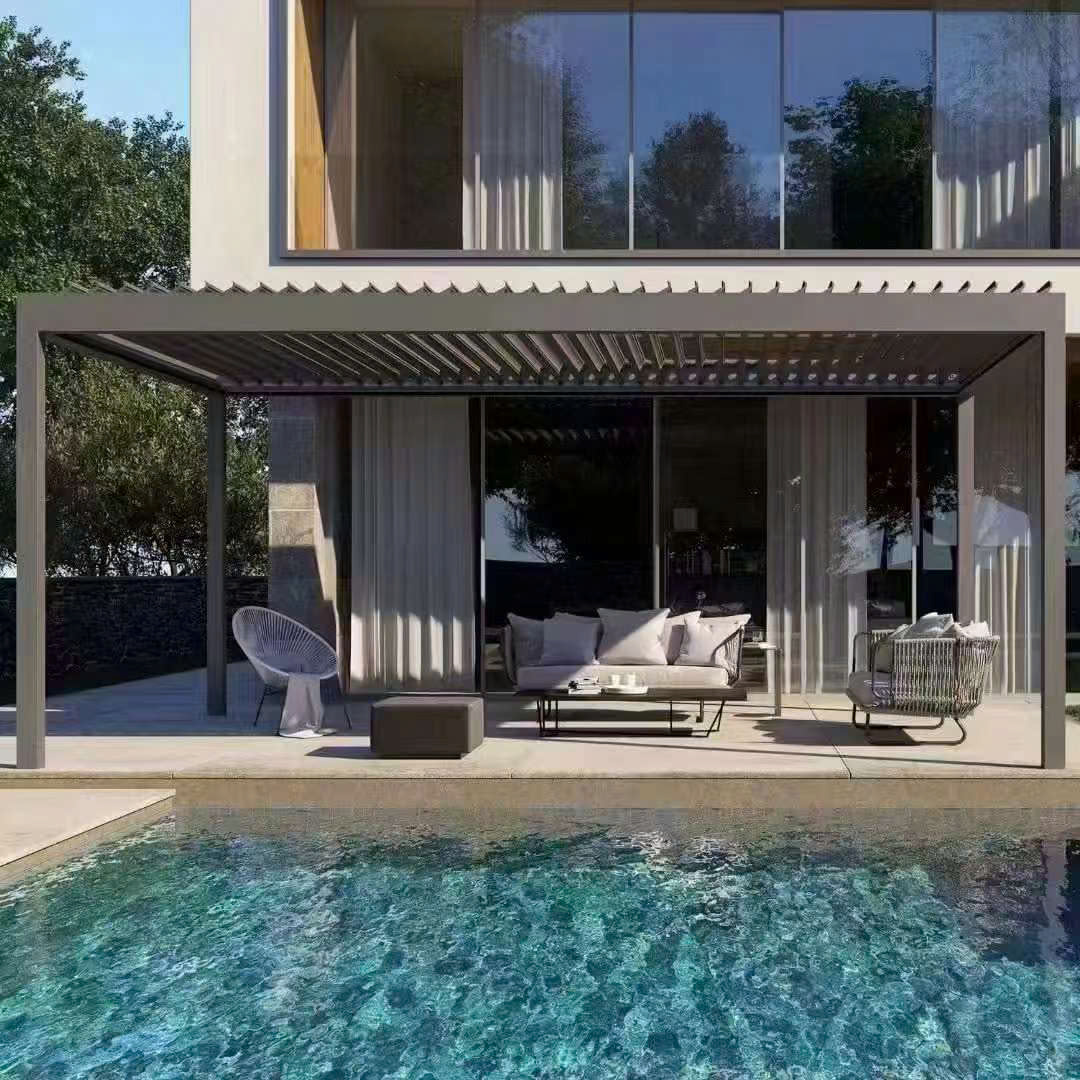 mái che pergola nhôm